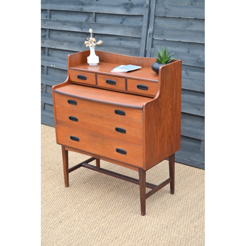 Vintage Danish teak desk, 1960s