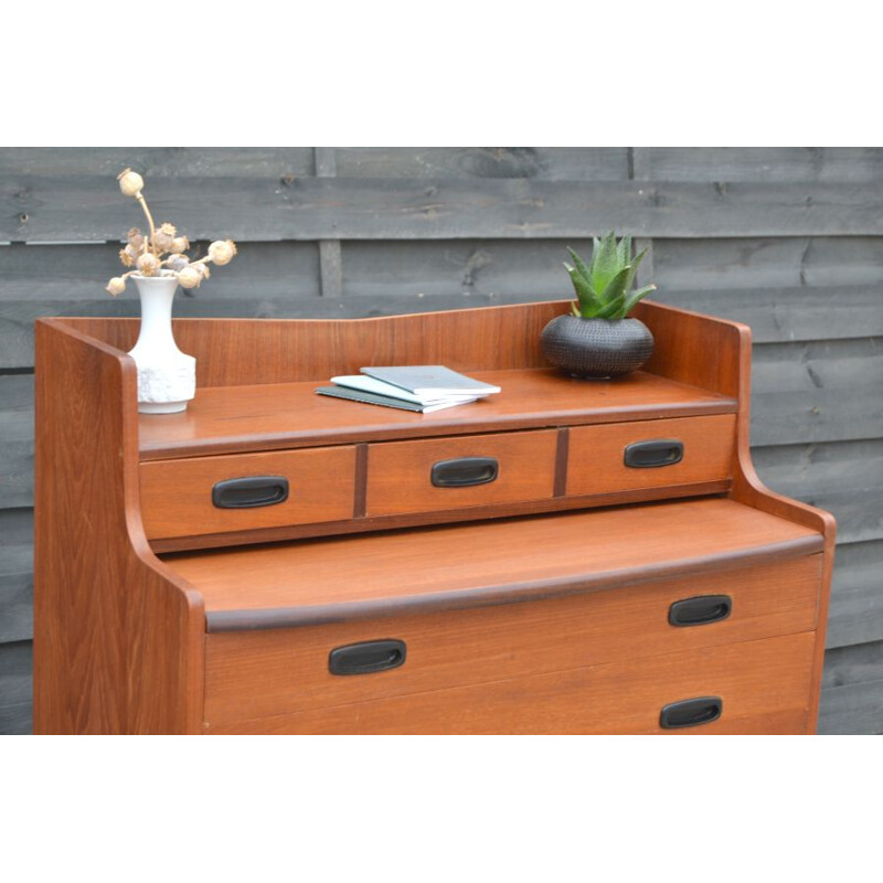 Vintage Danish teak desk, 1960s