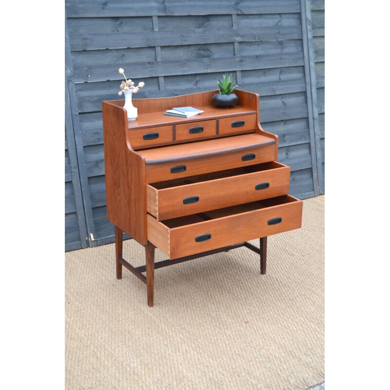 Vintage Danish teak desk, 1960s