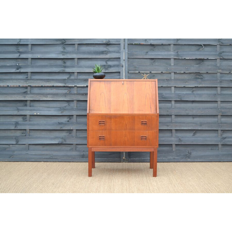 Vintage teak desk by Gunnar Nielson Tibergaard, Denmark