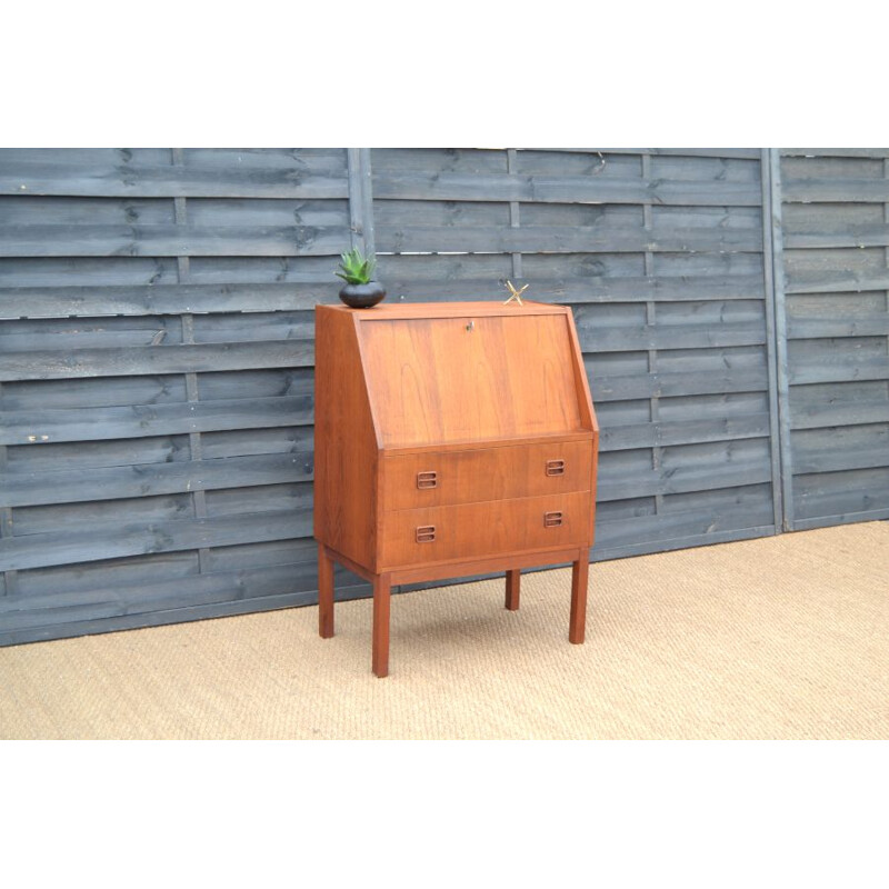 Vintage teak desk by Gunnar Nielson Tibergaard, Denmark