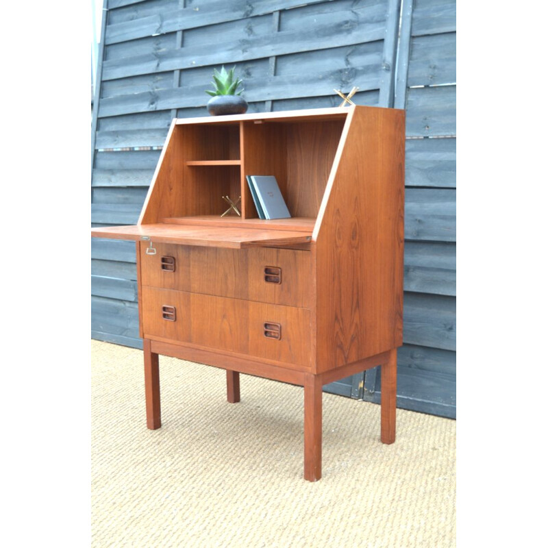 Vintage teak desk by Gunnar Nielson Tibergaard, Denmark