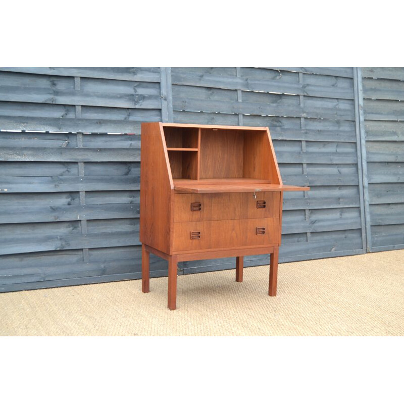 Vintage teak desk by Gunnar Nielson Tibergaard, Denmark