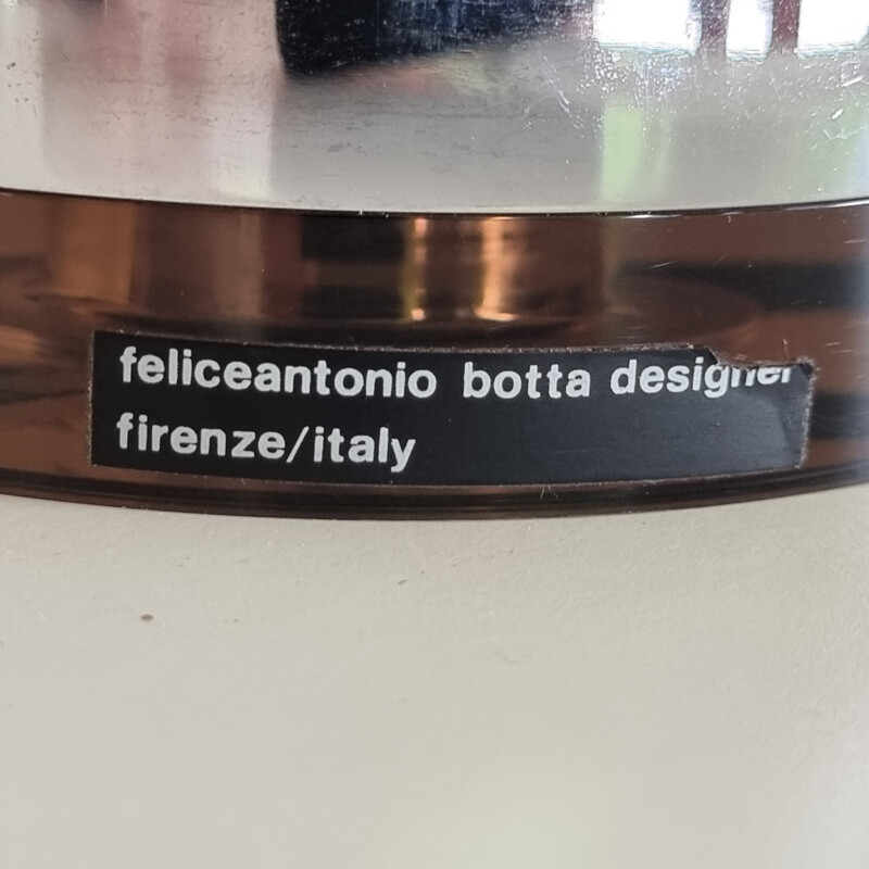 Candeeiro cilíndrico vintage de Mario Botta para Felice Antonio Botta