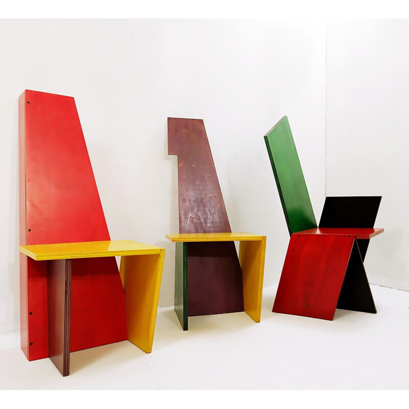 Stuhl I Konstruktive Bewegung Vintage, 1980