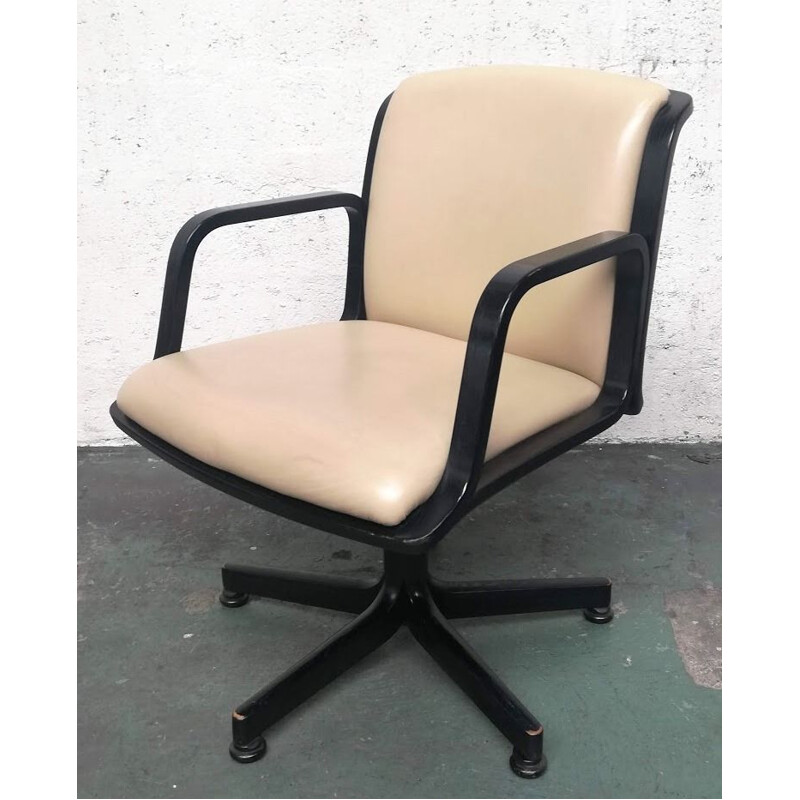 Set of 4 vintage office chairs from Comforto