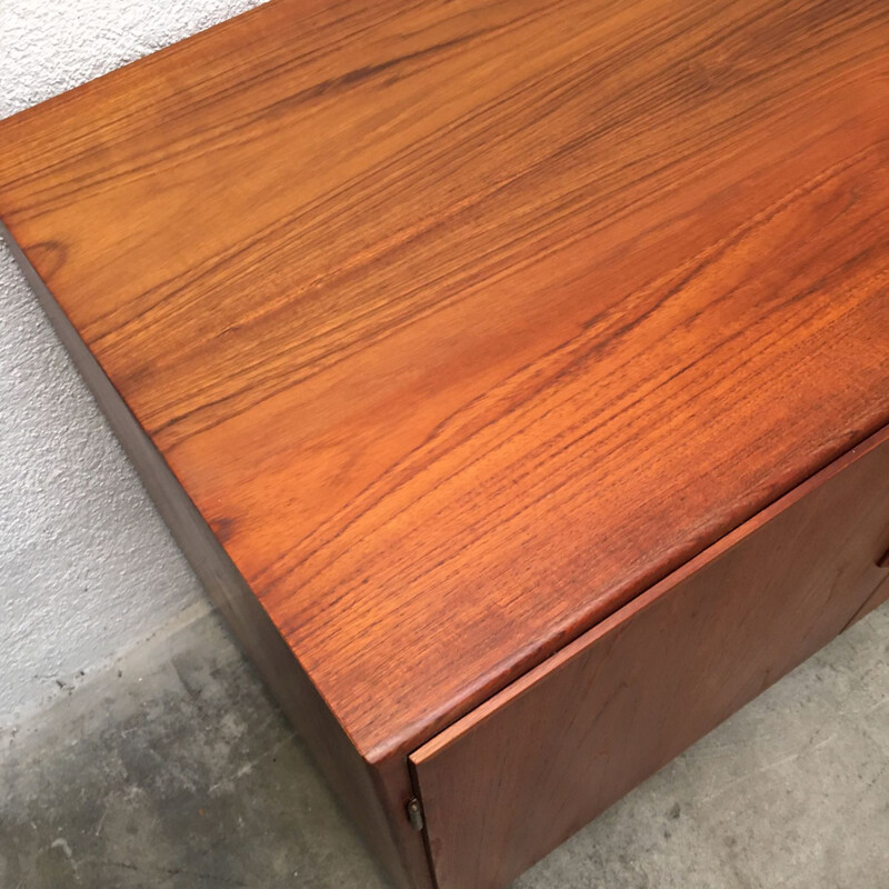 Scandinavian vintage teak sideboard for Søborg Møbelfabrik, Denmark 1960s