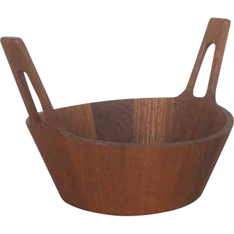 Italian Anri Form bowl in teak wood - 1960s