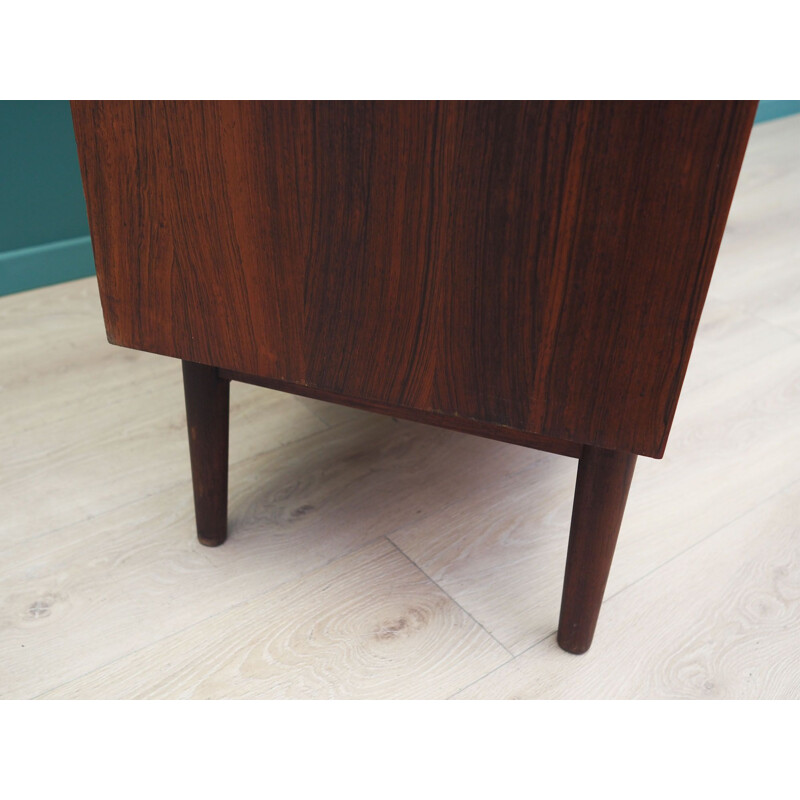 Vintage rosewood bookcase by Johannes Sorth for Bornholm, Denmark 1960s