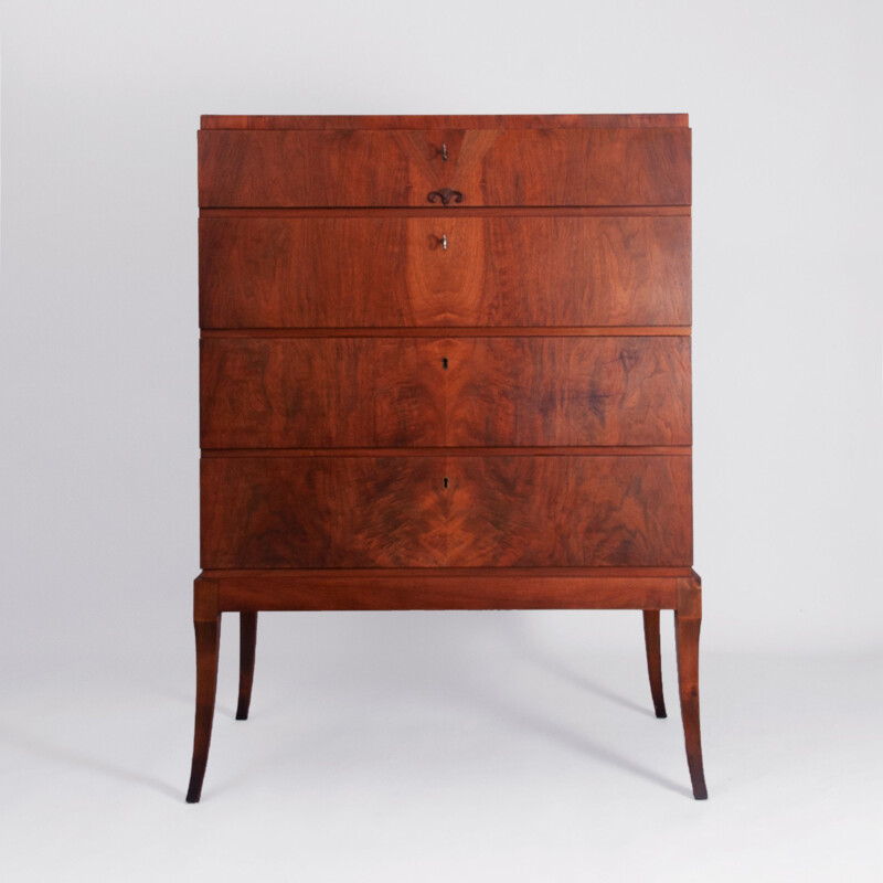 Vintage chest of 4 drawers, Denmark 1940s