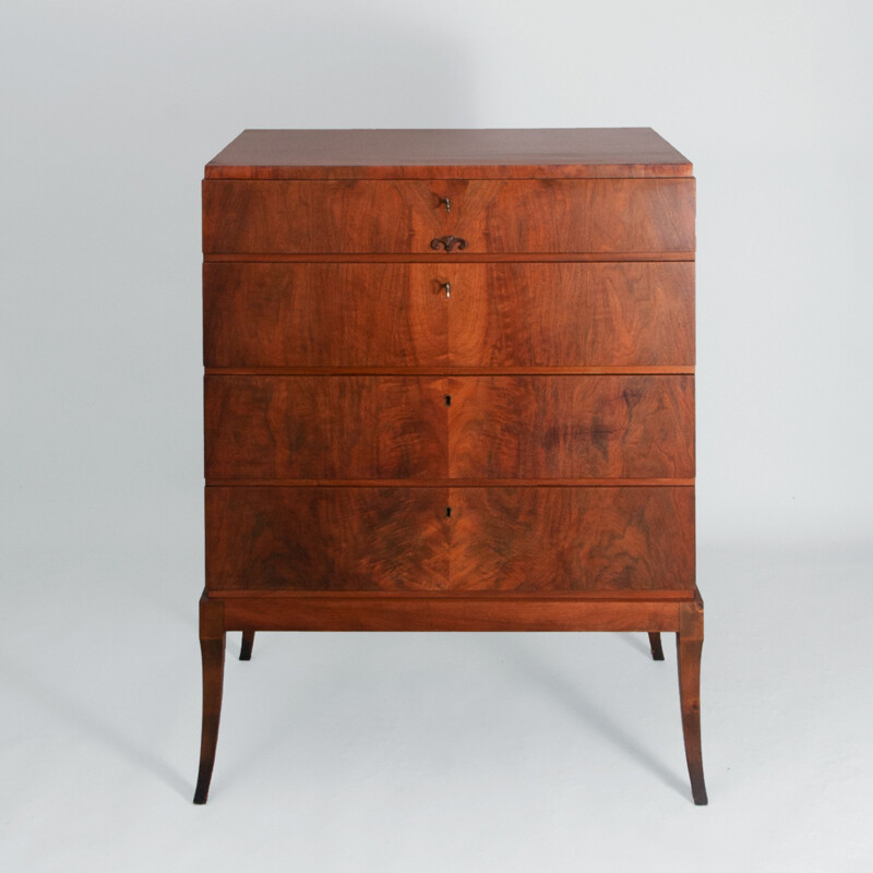 Vintage chest of 4 drawers, Denmark 1940s