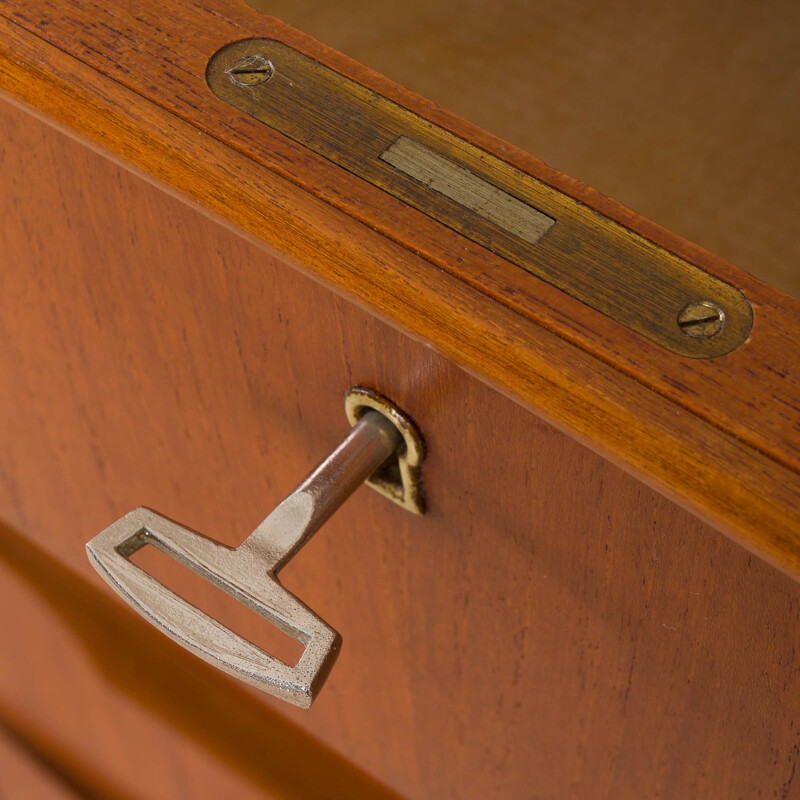 Chest of drawers in teak vintage modern dresser by Klaus Okholm