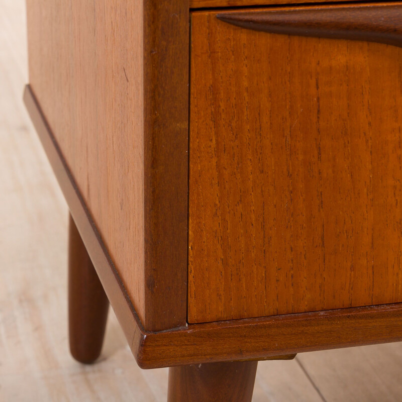 Chest of drawers in teak vintage modern dresser by Klaus Okholm