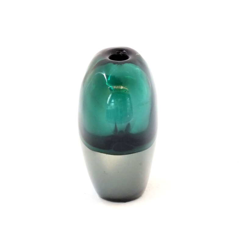 Vase en verre Summerged vintage par Da Ros Antonio pour Cenedese, 1960