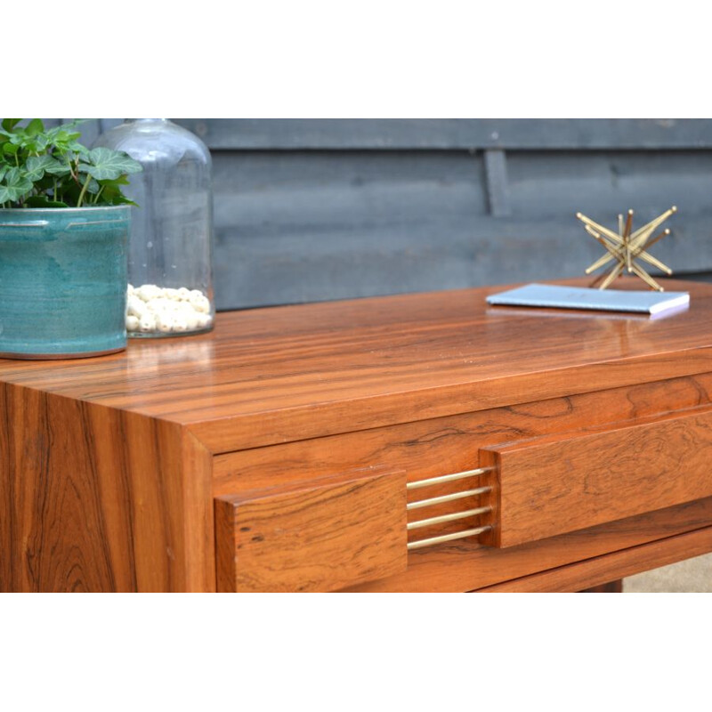 Vintage rosewood side table for Ab Glas & Trä, Sweden