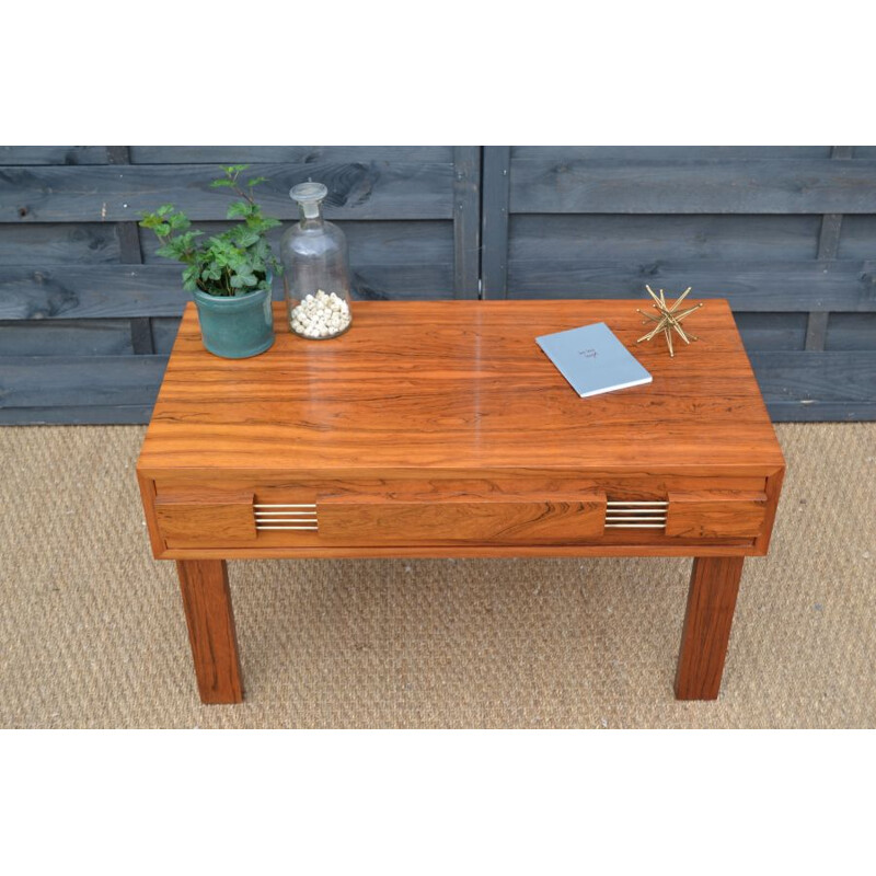 Vintage rosewood side table for Ab Glas & Trä, Sweden