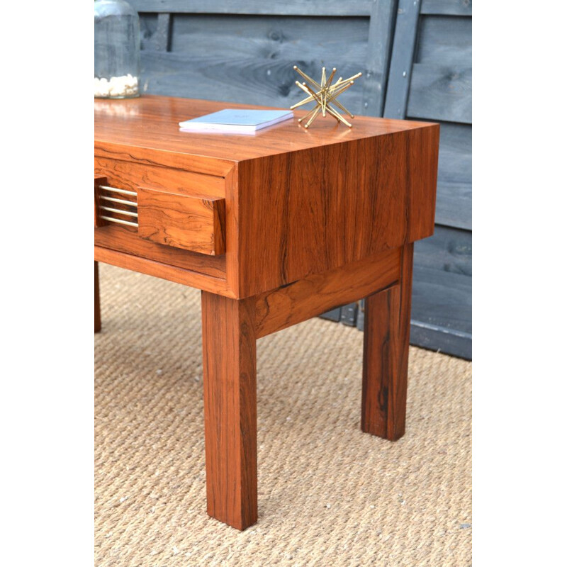 Vintage rosewood side table for Ab Glas & Trä, Sweden