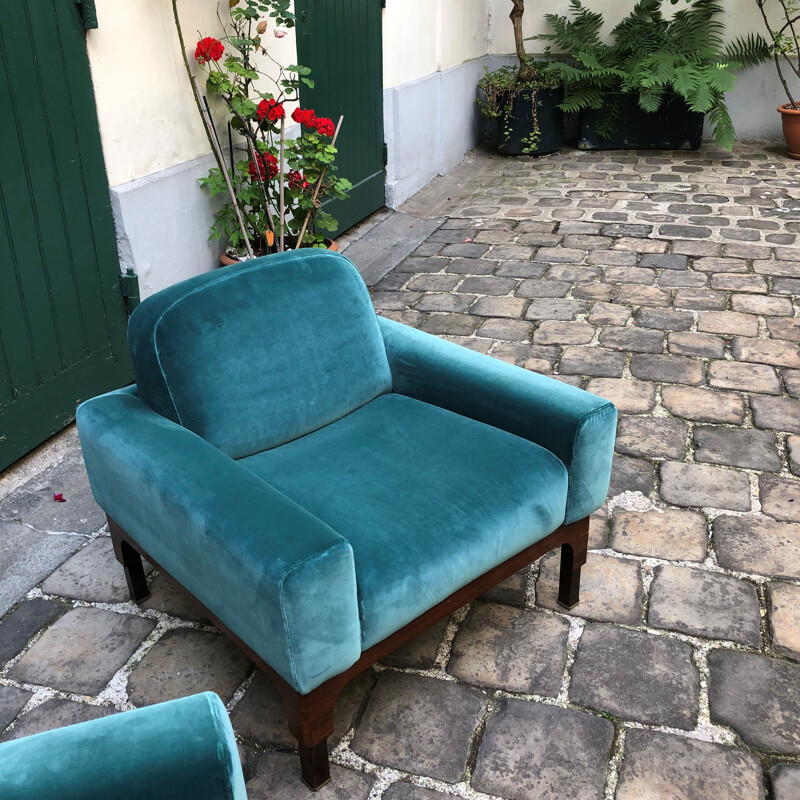 Pair of vintage Romantica armchairs by Paolo Ranzani, 1963s