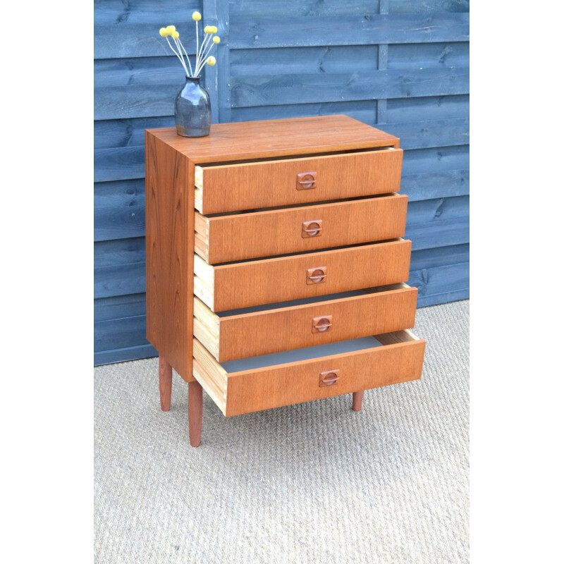Vintage teak chest of drawers, Denmark