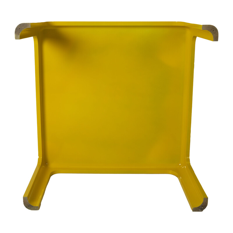 Vintage yellow coffee table by Peter Ghyczy for Horn Collection