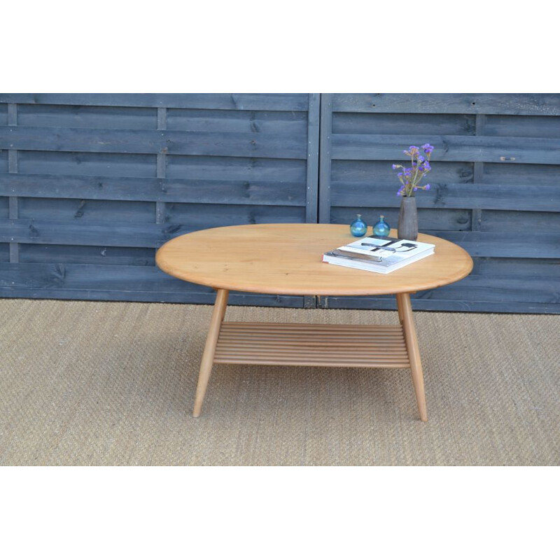 Vintage coffee table by Lucian Ercolani for Ercol, 1950s