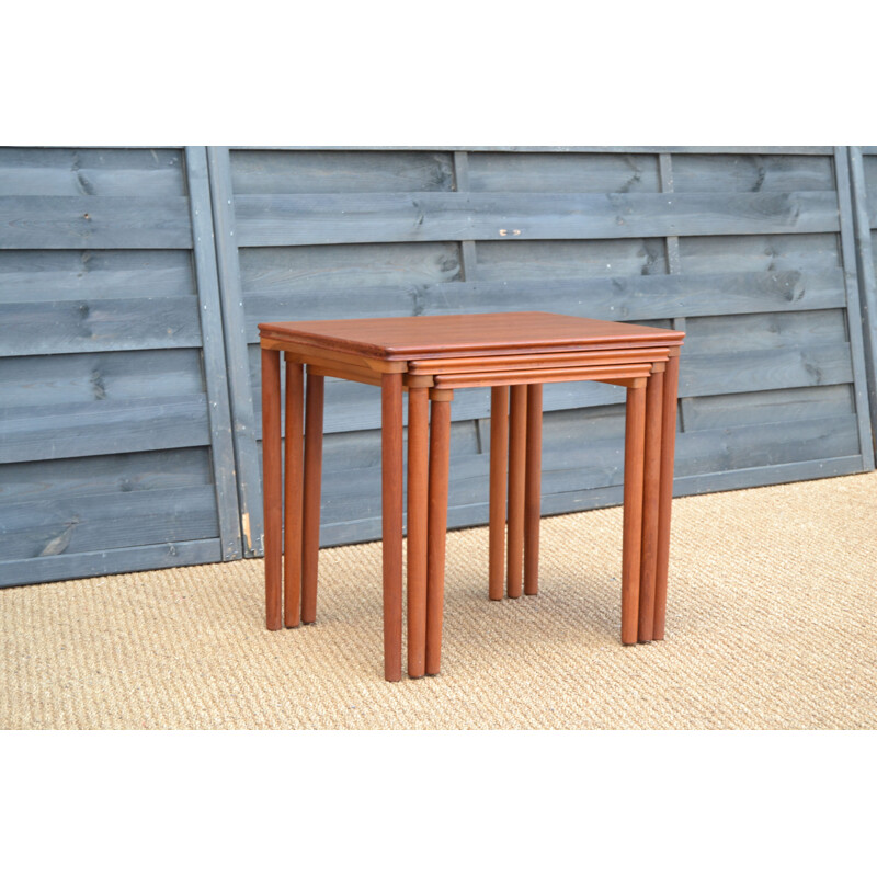 Vintage teak nesting tables, Denmark