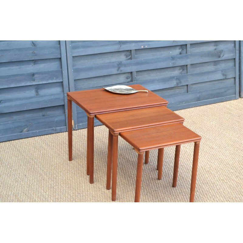 Vintage teak nesting tables, Denmark