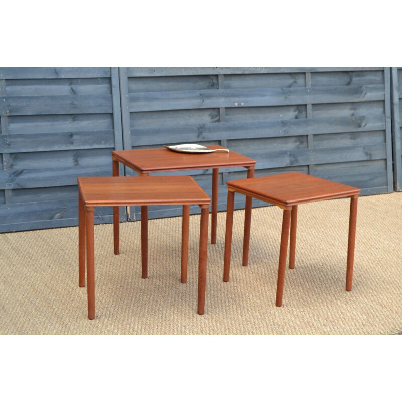 Vintage teak nesting tables, Denmark