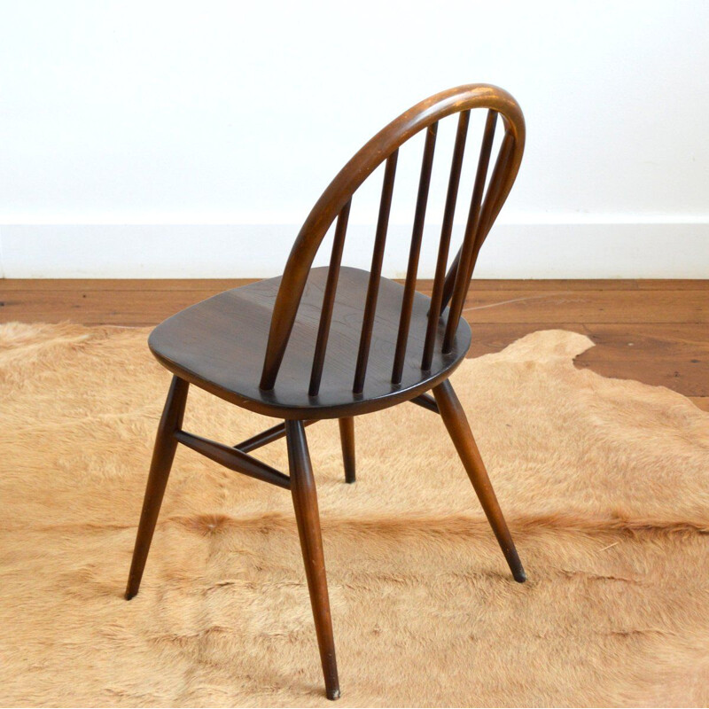 Vintage Windsor chair in elm wood by Lucian Ercolani for Ercol, 1960s