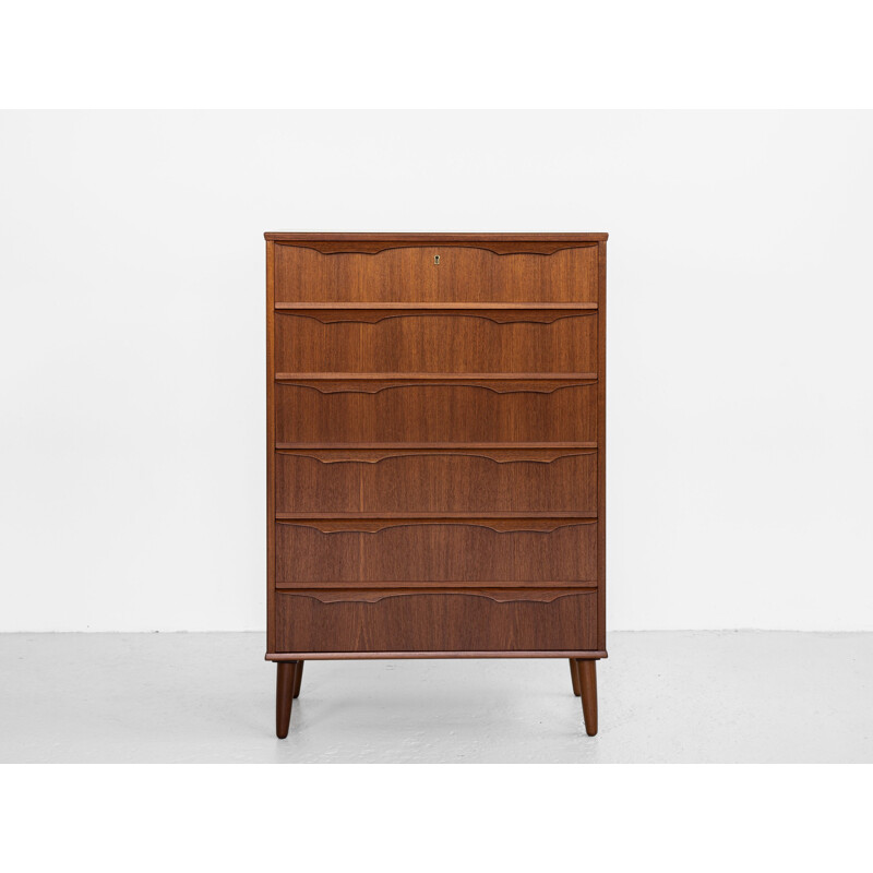 Mid century chest of 6 drawers by Klaus Okholm for Trekanten, Denmark 1960s