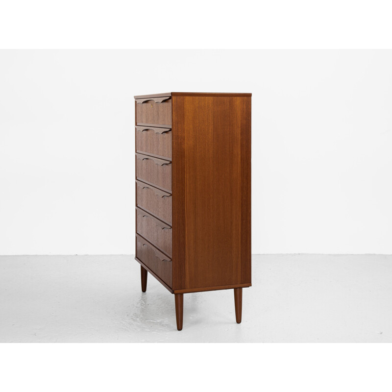 Mid century chest of 6 drawers by Klaus Okholm for Trekanten, Denmark 1960s