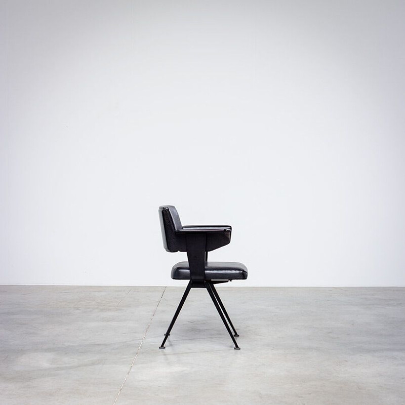 Fauteuil de bureau vintage de villégiature par Friso Kramer pour Ahrend de Cirkel, Hollande 1960