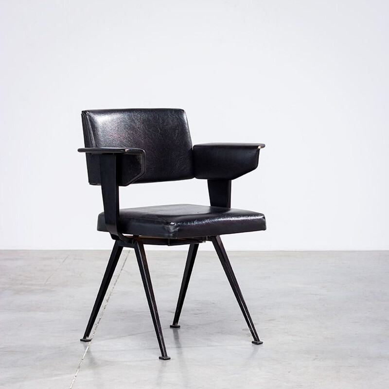 Vintage resort desk armchair by Friso Kramer for Ahrend de Cirkel, Holland 1960s