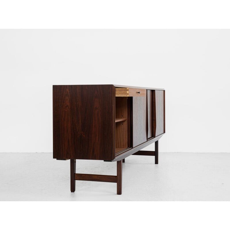 Mid century sideboard in rosewood by EW Bach for Sejling Skabe, Denmark 1960s