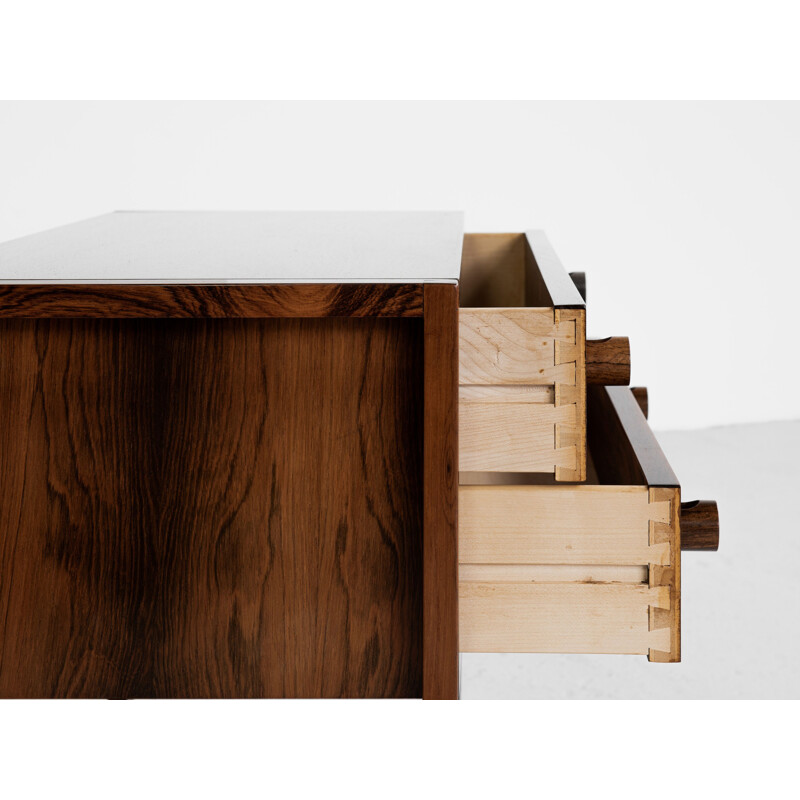 Mid century chest of 2 drawers in rosewood by Aksel Kjersgaard, Denmark 1960s