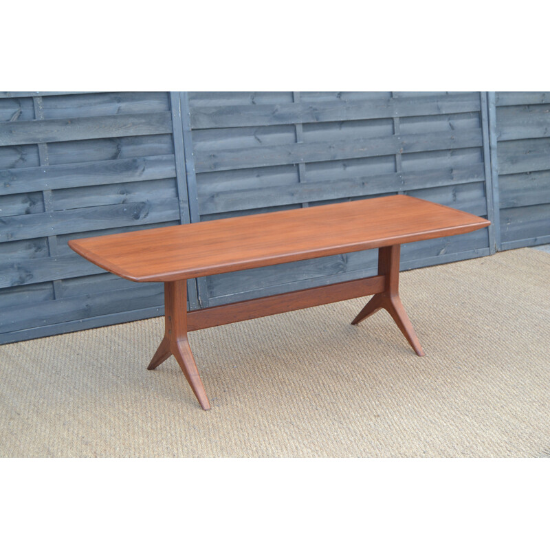 Table basse vintage danoise en teck