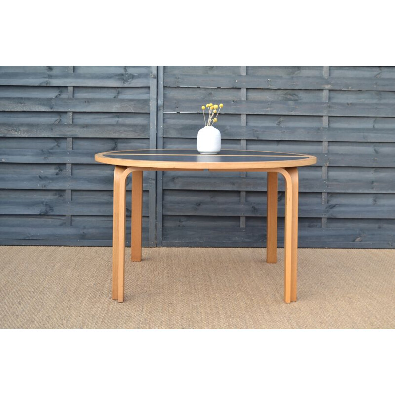 Vintage beech table by Rud Thygesen and Johnny Sørensen for Magnus Olesen, Denmark