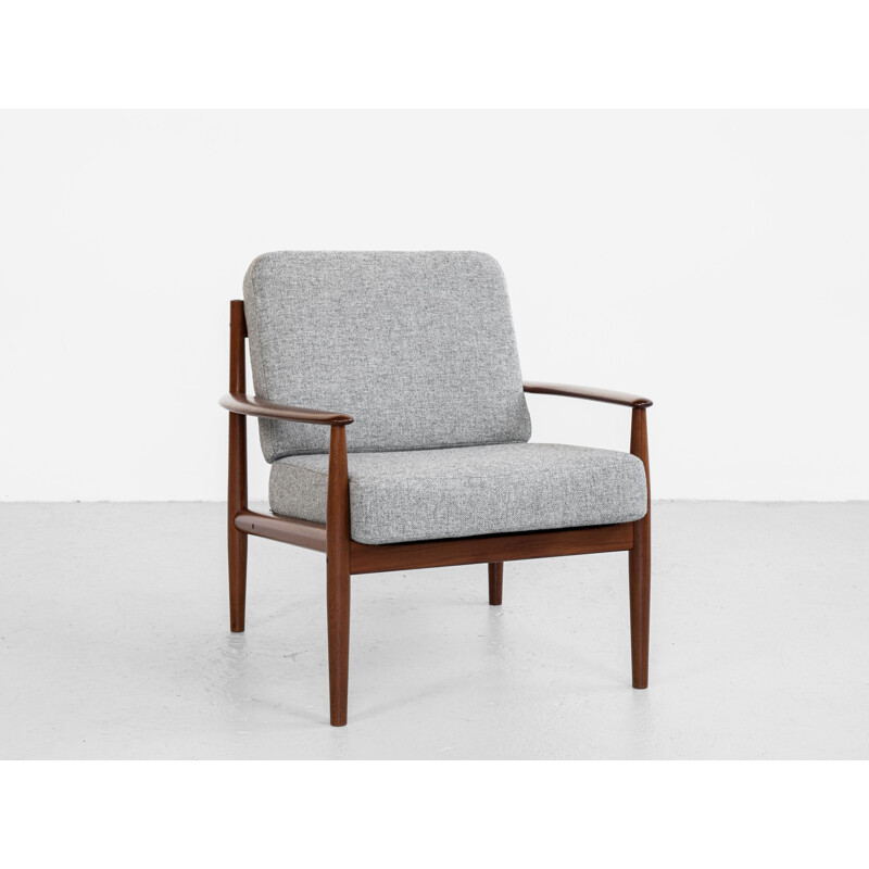 Mid century easy chair in teak by Grete Jalk for France & Søn, Denmark 1960s