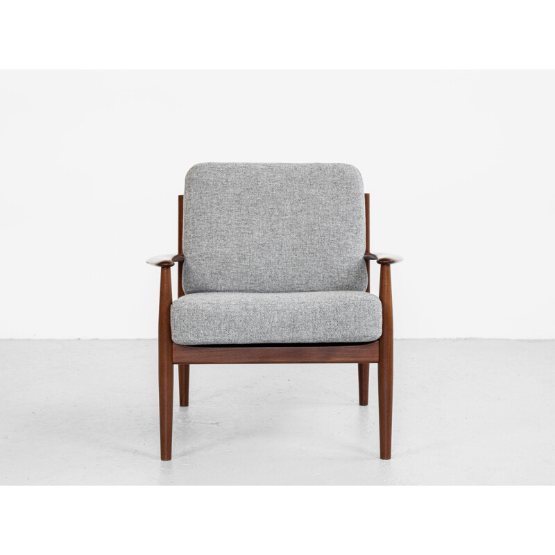 Mid century easy chair in teak by Grete Jalk for France & Søn, Denmark 1960s