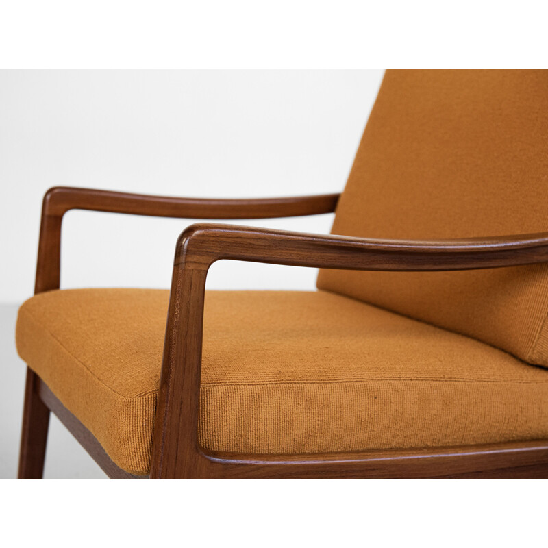 Paire de fauteuils vintage en teck par Ole Wanscher pour France & Søn, Danemark 1960