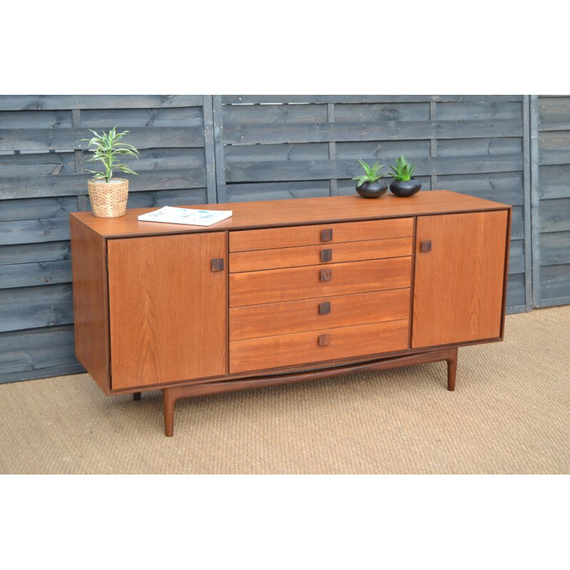 Vintage teakhouten dressoir van Kofod Larsen voor G-plan