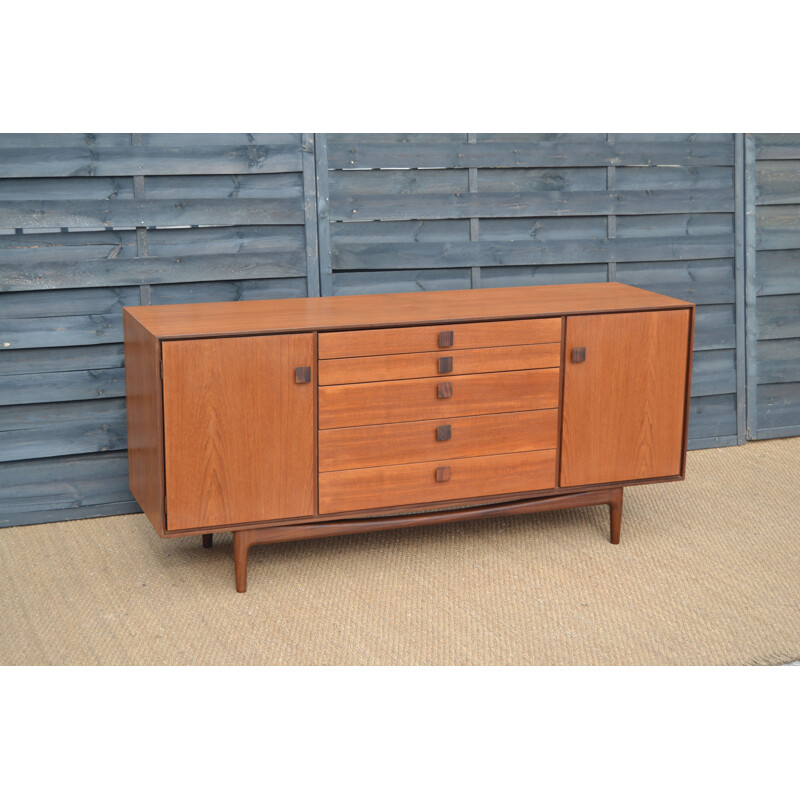 Vintage teakhouten dressoir van Kofod Larsen voor G-plan