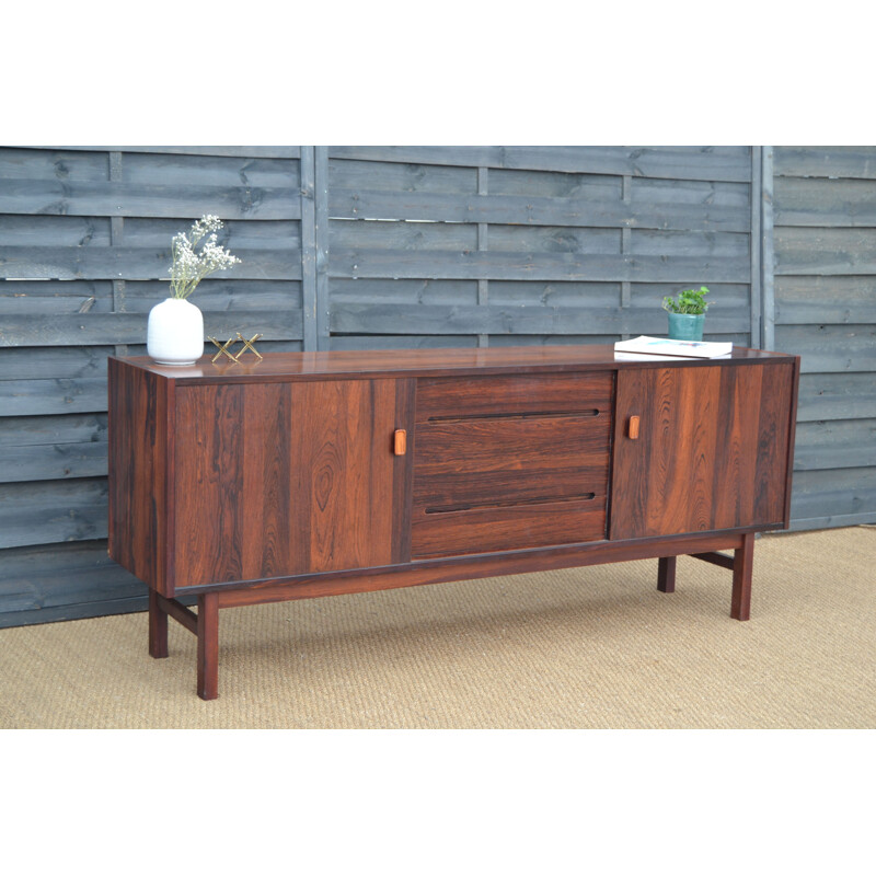 Vintage rosewood sideboard by Nils Jonsson for Troeds, 1960s