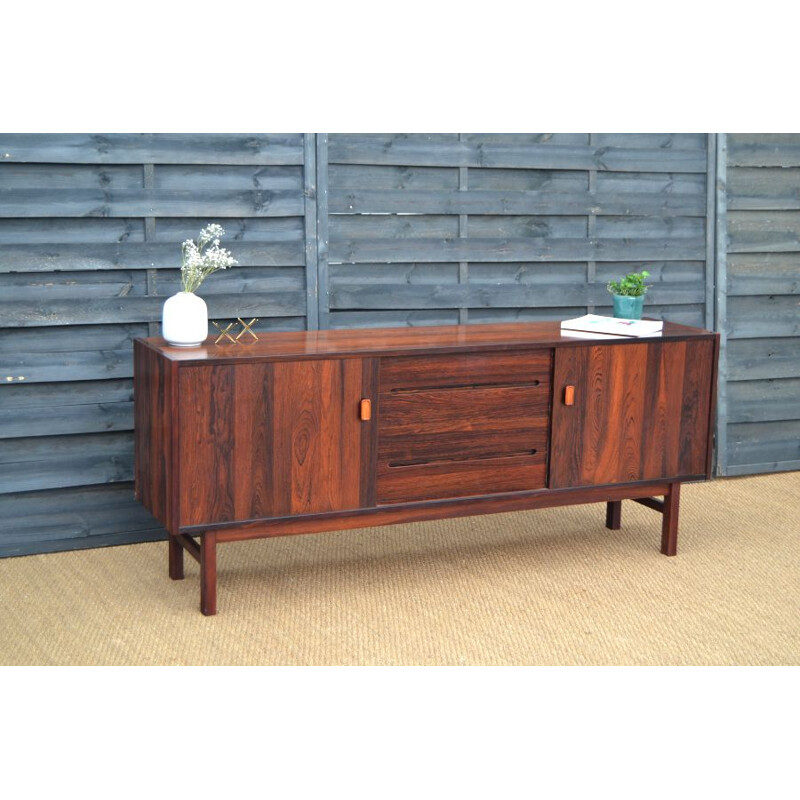 Vintage rosewood sideboard by Nils Jonsson for Troeds, 1960s