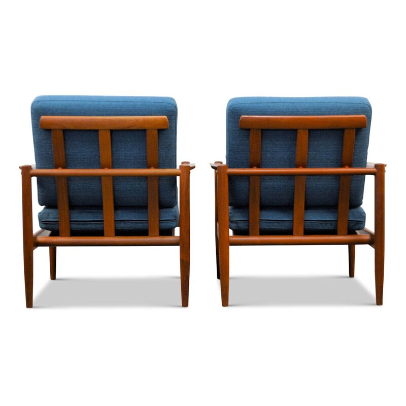 Pair of danish armchairs, Borge JENSEN & SONNER - 1960s