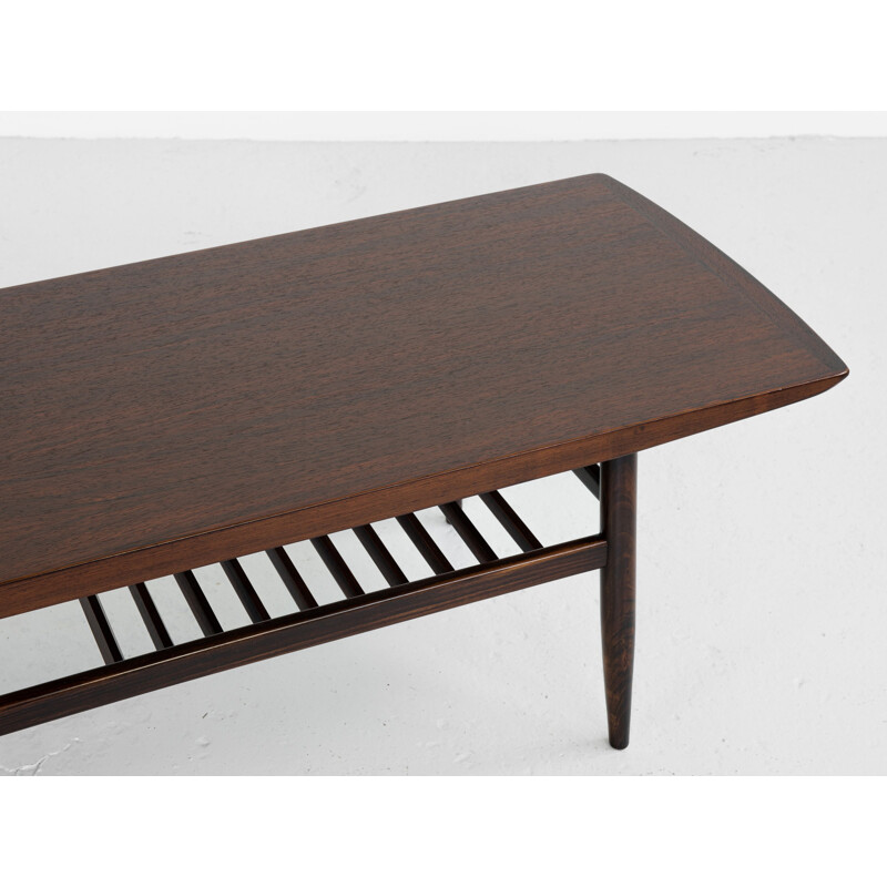 Table basse vintage en palissandre, Danemark 1960