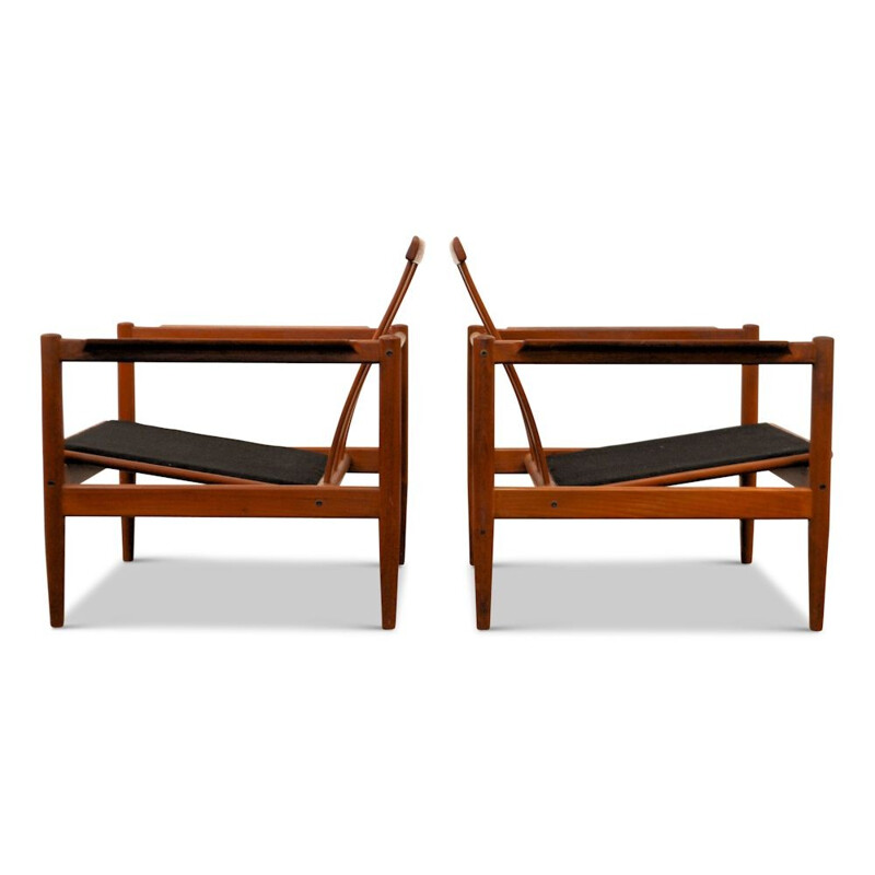 Pair of danish armchairs, Borge JENSEN & SONNER - 1960s