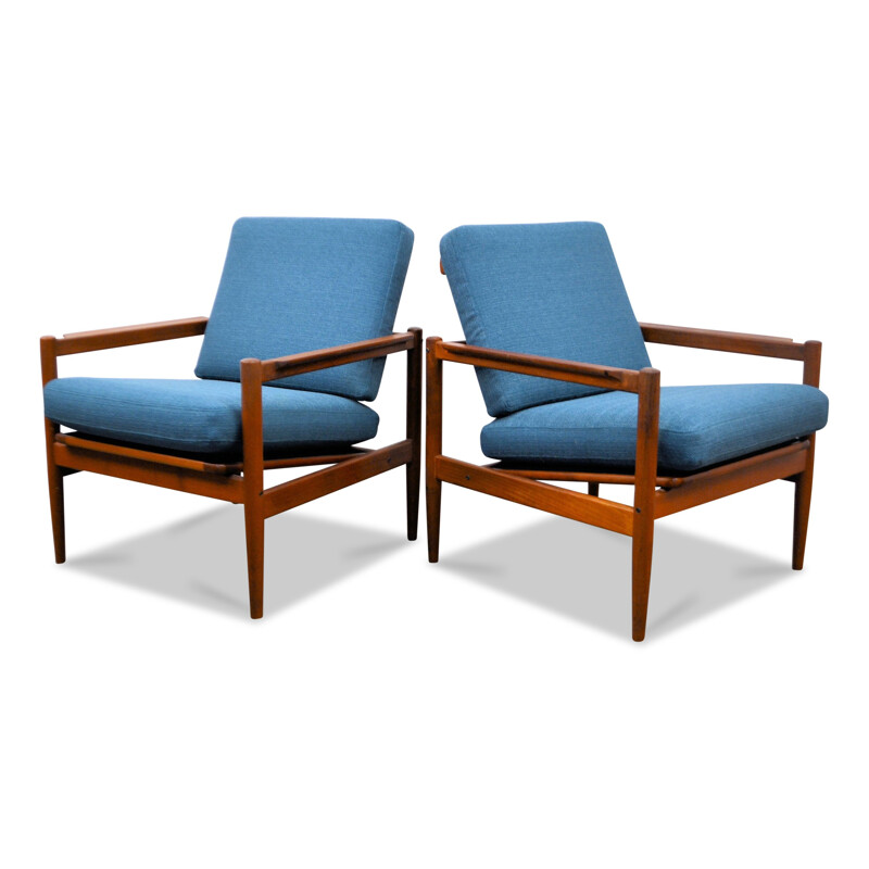 Pair of danish armchairs, Borge JENSEN & SONNER - 1960s