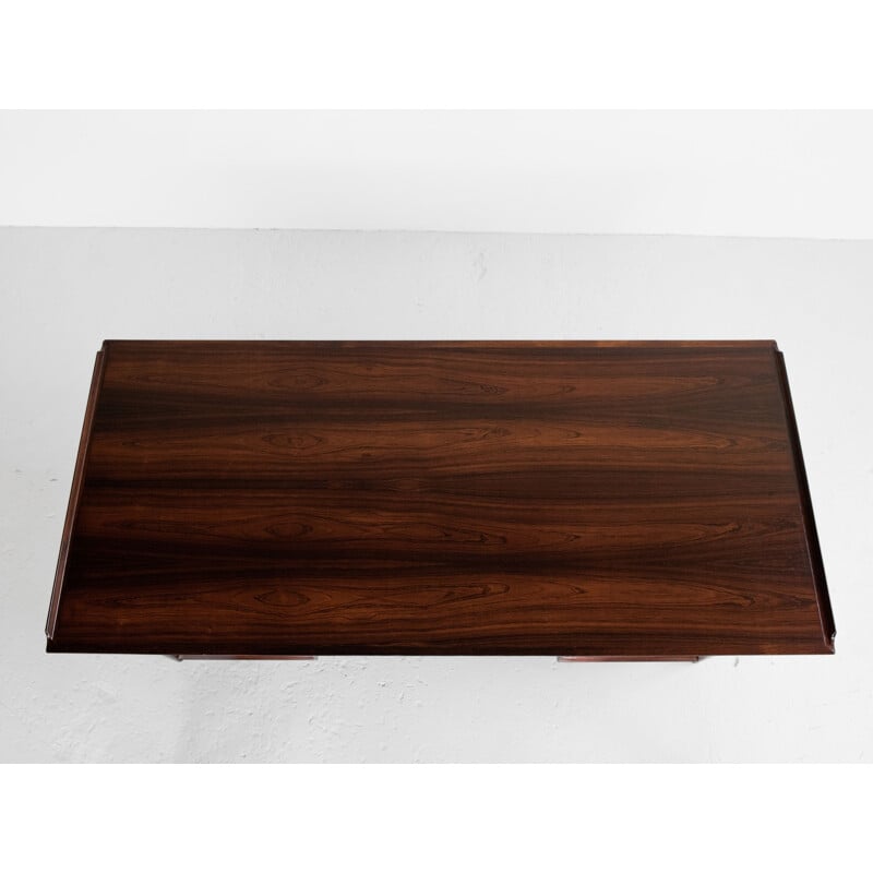 Mid century XL desk in rosewood by Arne Vodder for Sibast, Denmark 1960s