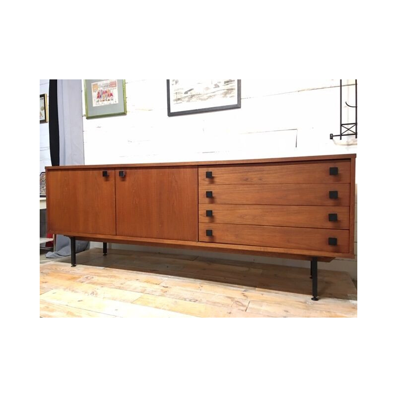 Enfilade scandinave vintage en teck, 1960